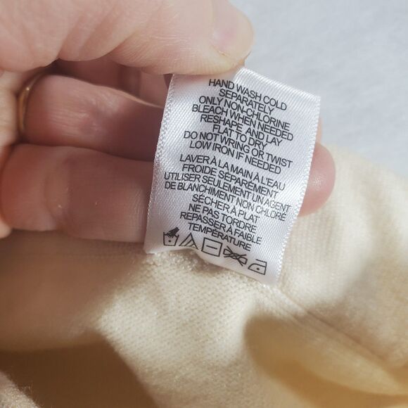 PM Wynne Layers Pull On Jogger Neutral Nude Cream Knit Stretch Petite Medium - Picture 7 of 11